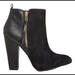 Steve Madden Black Booties